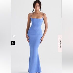 House of CB - Olivetti Dress in Periwinkle